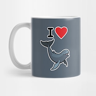 I Love Irrawaddy Dolphins Mug